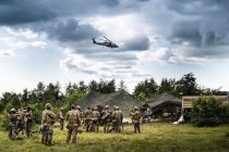 Латвийские военнослужащие участвуют в военном учении “Northern Strike 2021” в США
