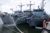 Корабль Латвийских морских сил М-06 «Таливалдис» в Нидерландах принял участие в учении Sandy Coast 2021