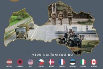 В Видземе проходит активная фаза военного учения “Namejs 2021”