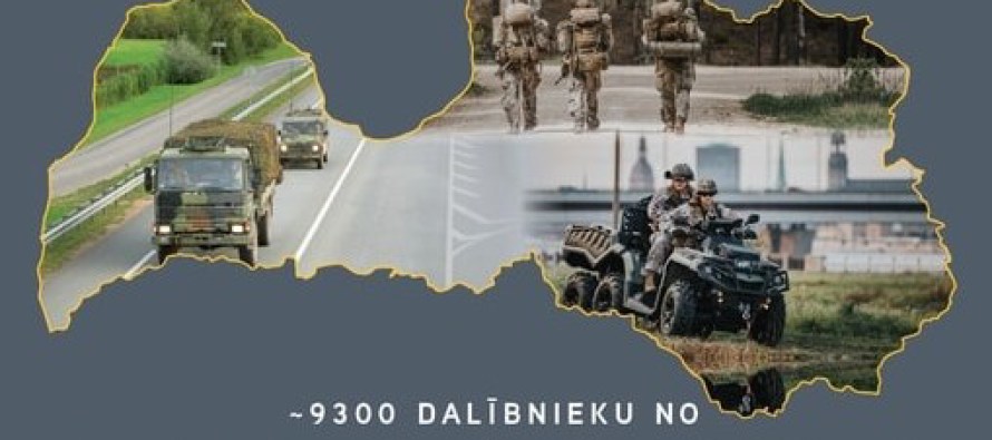 В Видземе проходит активная фаза военного учения “Namejs 2021”