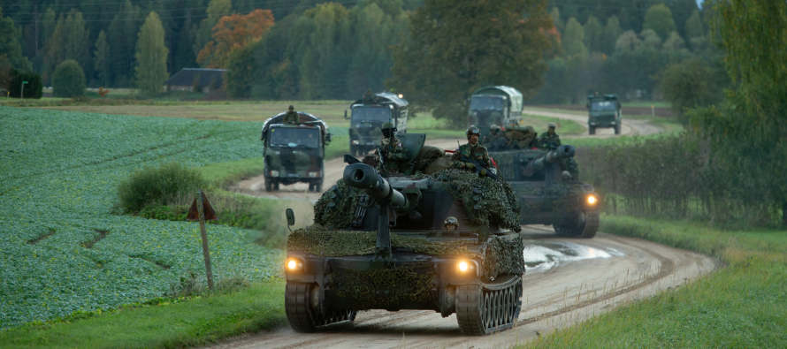В Видземе завершилось военное учение «Namejs 2021″