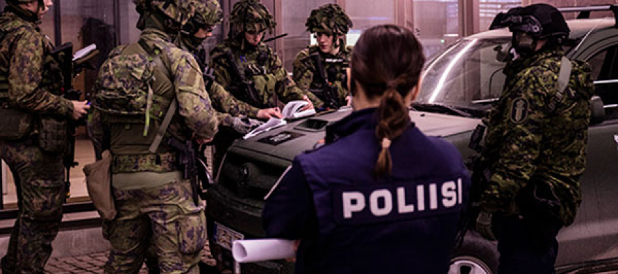 В районе Хельсинки проходит военное учение Kehä 21(Кольцо 21)