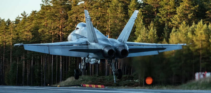 По всей Финляндии проходит основное учение Финских ВВС