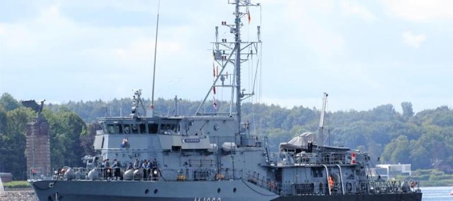Первая постоянная морская противоминная группа НАТО будет тренироваться в Ирбенском проливе