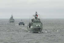 Совместное учение Латвийских ВМС и Первой постоянной военно-морской группы НАТО
