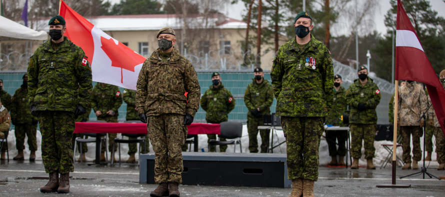 Смена командира Боевой группы расширенного присутствия НАТО в Латвии