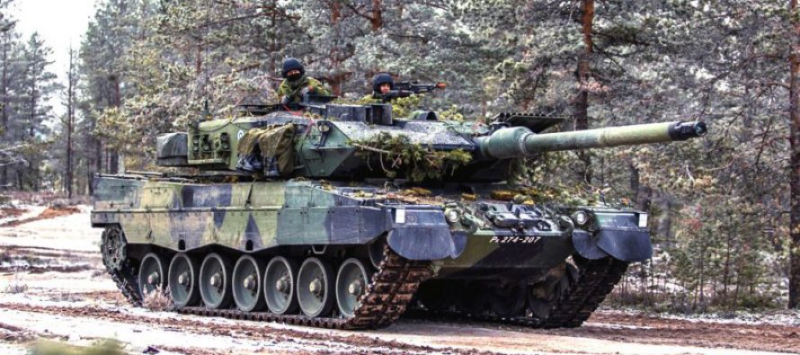 Усиление огневой мощи танков Leopard 2 Сил обороны Финляндии