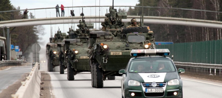В ближайшее время в Латвию на учения прибудет значительно число военнослужащих и единиц военной техники союзников