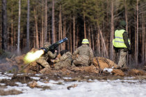 Подразделения Литовских сухопутных войск обучались противотанковой борьбе на учении «Охотник»