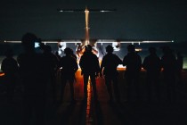 В Добельском крае в рамках учения “Trojan Footprint 22” на шоссе приземлился самолёт