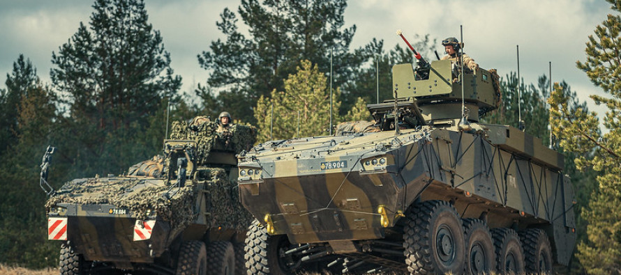 На Адажском полигоне началось учение Механизированной пехотной бригады Латвийских сухопутных сил “Summer Shield 2022”