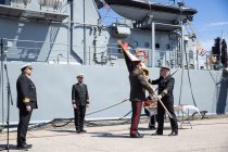 В должность командира Латвийских морских сил вступил морской капитан Марис Поленцс