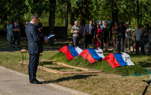 Перезахоронение офицеров в Екабпилсе