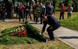 Перезахоронение офицеров в Екабпилсе