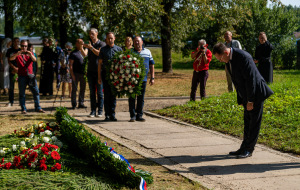 Перезахоронение офицеров в Екабпилсе